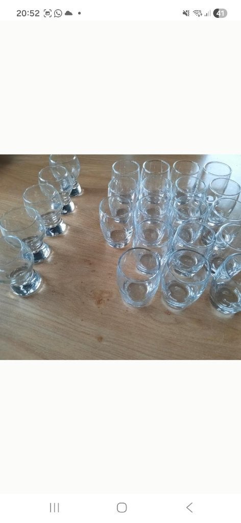 Amuse / shot / apperitief glaasjes, Ophalen