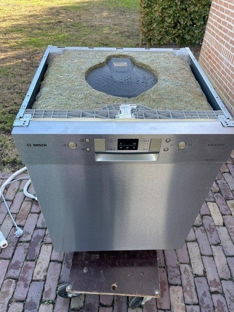 Bosch SilencePlus vaatwasser RVS – nette staat, Elektronische apparatuur, Ophalen, Gebruikt, Inbouw