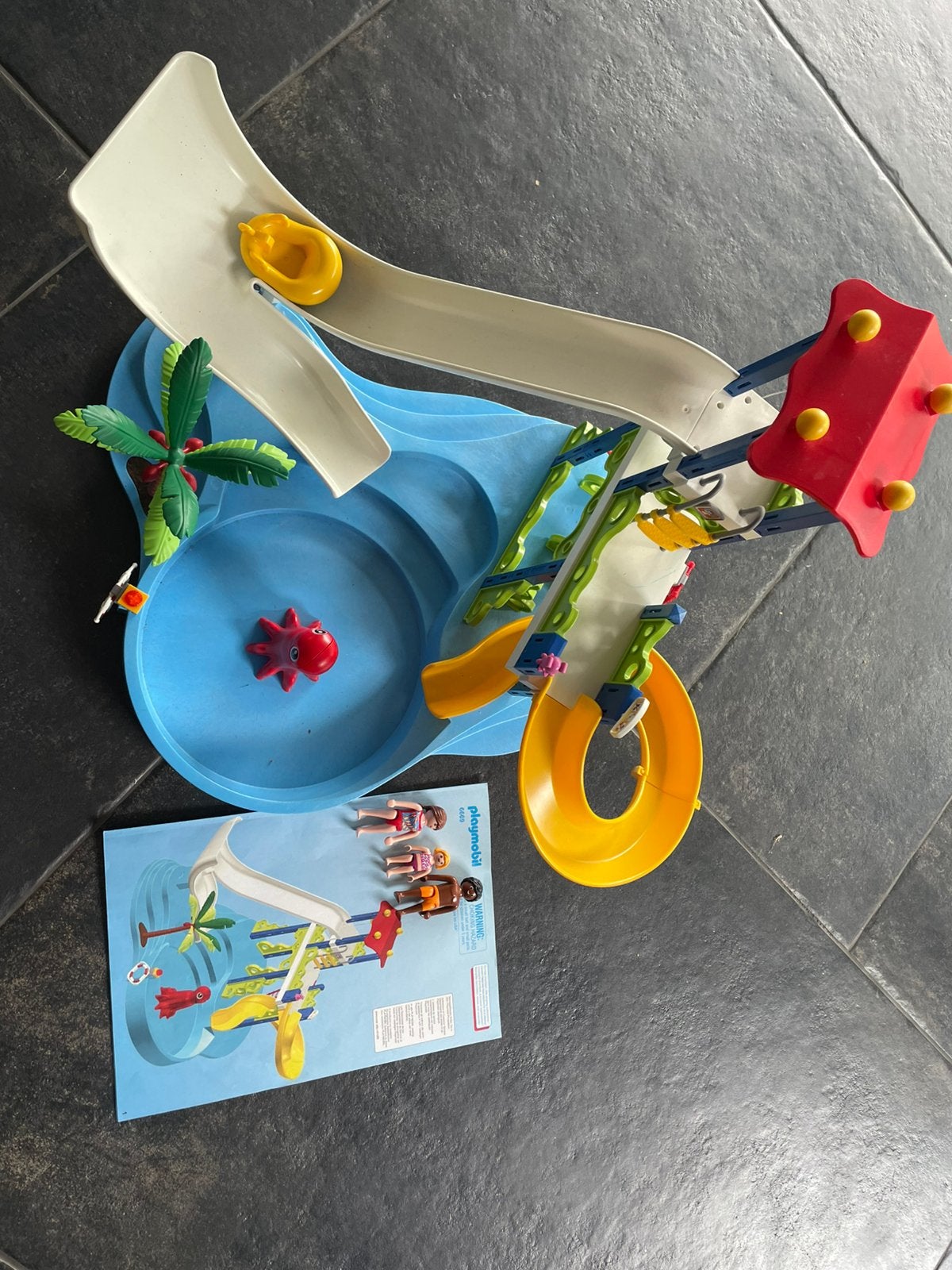 Playmobil Zwembadfun 6669, Kinderen en Baby's, Speelgoed | Playmobil, Ophalen, Gebruikt, Gebouw, Complete set