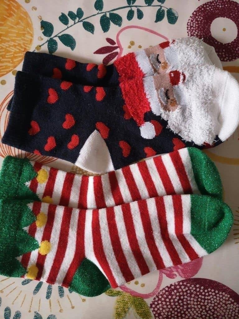 2 paires de chaussettes de Noël, Neuf, Garçon ou Fille, Enlèvement, Vero Moda