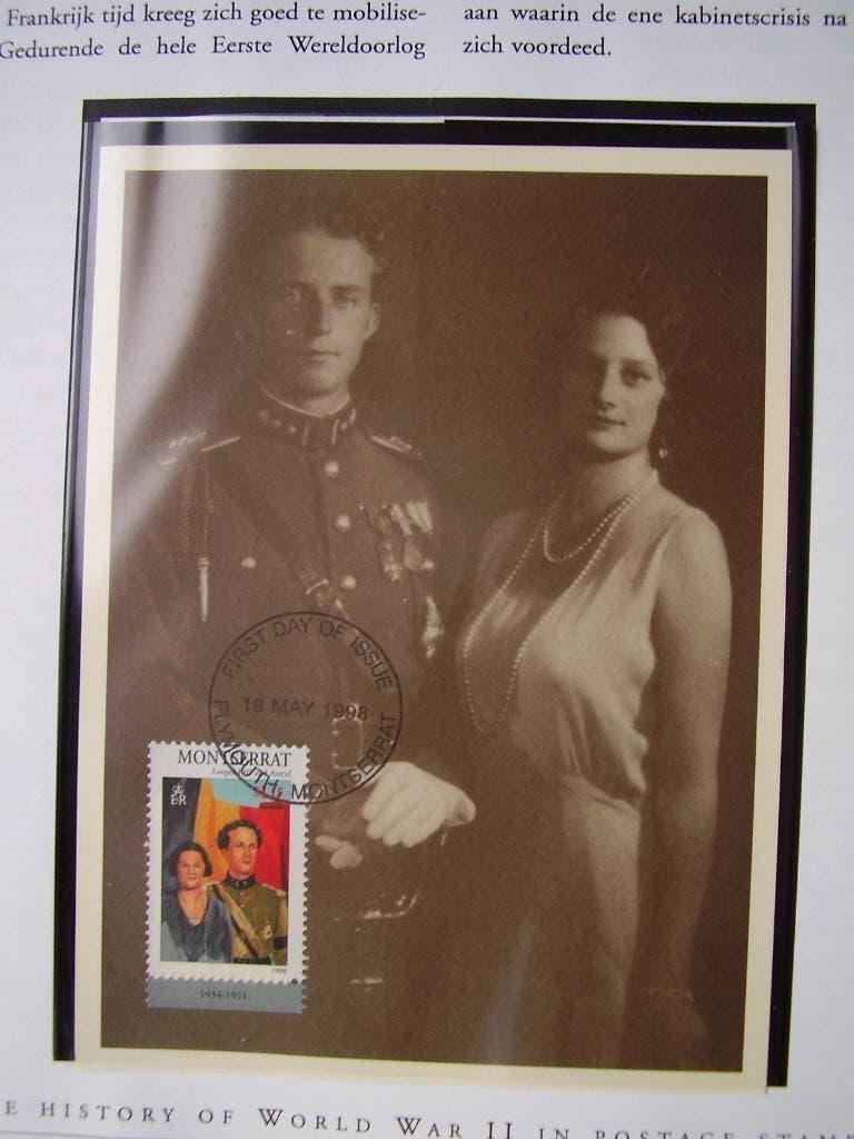 België en de Koningskwestie - Montserrat - 18/05/1988, Postzegels en Munten, Ophalen of Verzenden
