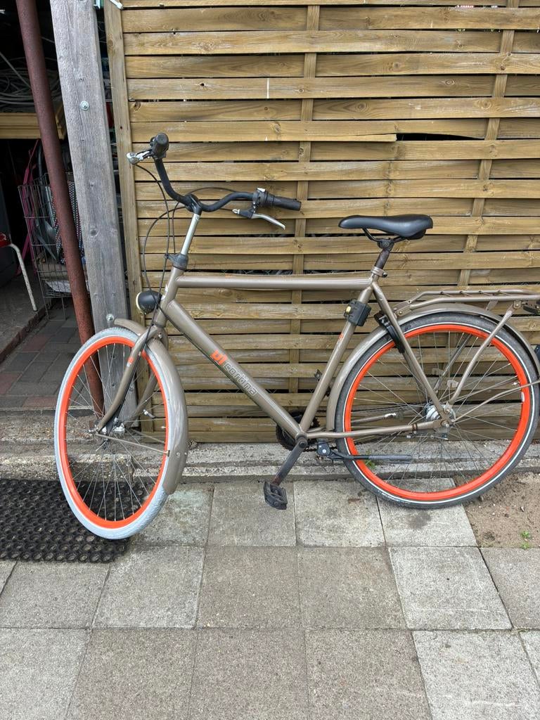 Heren fiets merk cortina beige kleur, Ophalen, Zo goed als nieuw