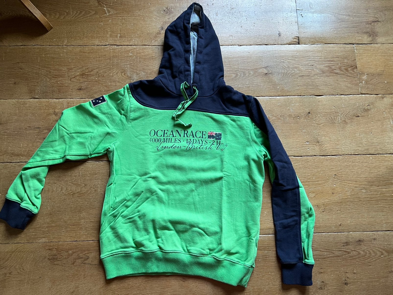 Hoodie River Woods Large in nieuwe staat, Ophalen, Zo goed als nieuw, Maat 52/54 (L), Groen
