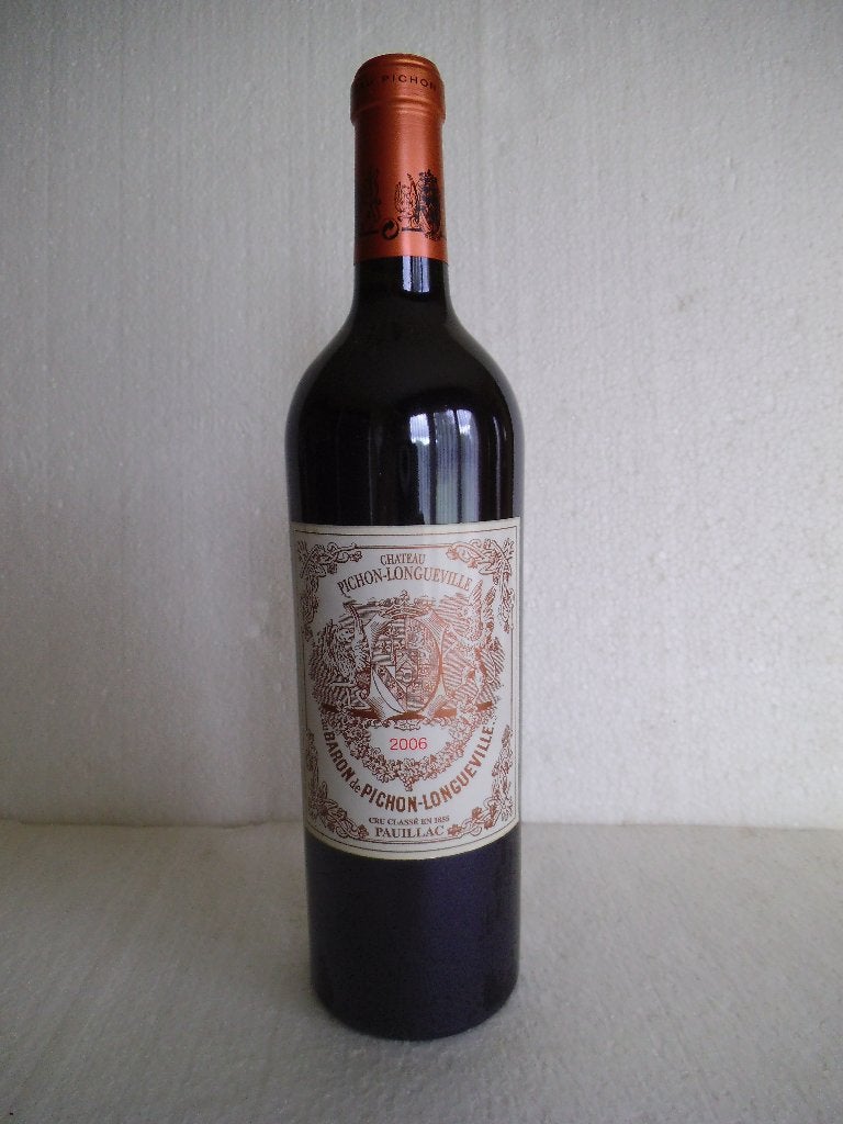 CHÂTEAU PICHON LONGUEVILLE BARON 2006 - PAUILLAC - 2ème GCC, Collections, Vins, Neuf, Enlèvement ou Envoi, Pleine, Vin rouge