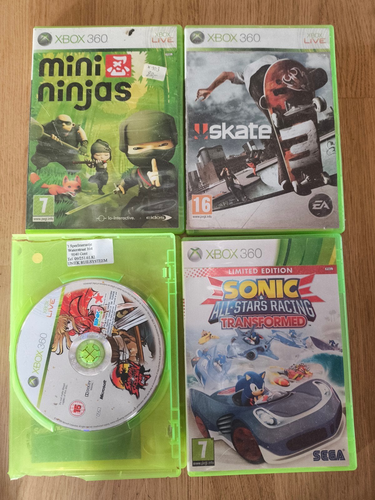 spellen xbox 360, Ophalen