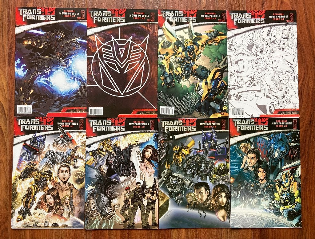 IDW Transformers Movie Prequel & Adaptation Comics, Amerika, Verzenden, Complete serie of reeks, Nieuw