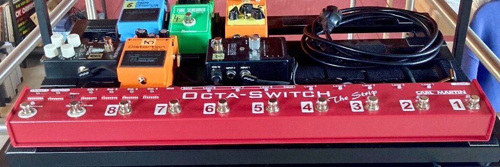 Carl Martin Octa-Switch The Strip – pedalboard switcher, Muziek en Instrumenten, Effecten, Ophalen, Zo goed als nieuw, Overige typen