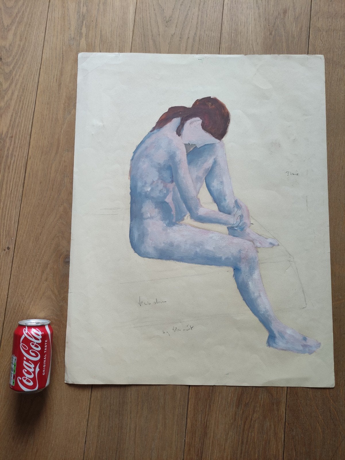 GROTE NAAKTSTUDIE, Antiek en Kunst, Ophalen of Verzenden, Papier