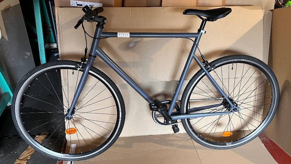 Elops 500 FIETS MET ENKELE VERSNELLING, Ophalen, Velgrem, Décathlon, 53 tot 56 cm