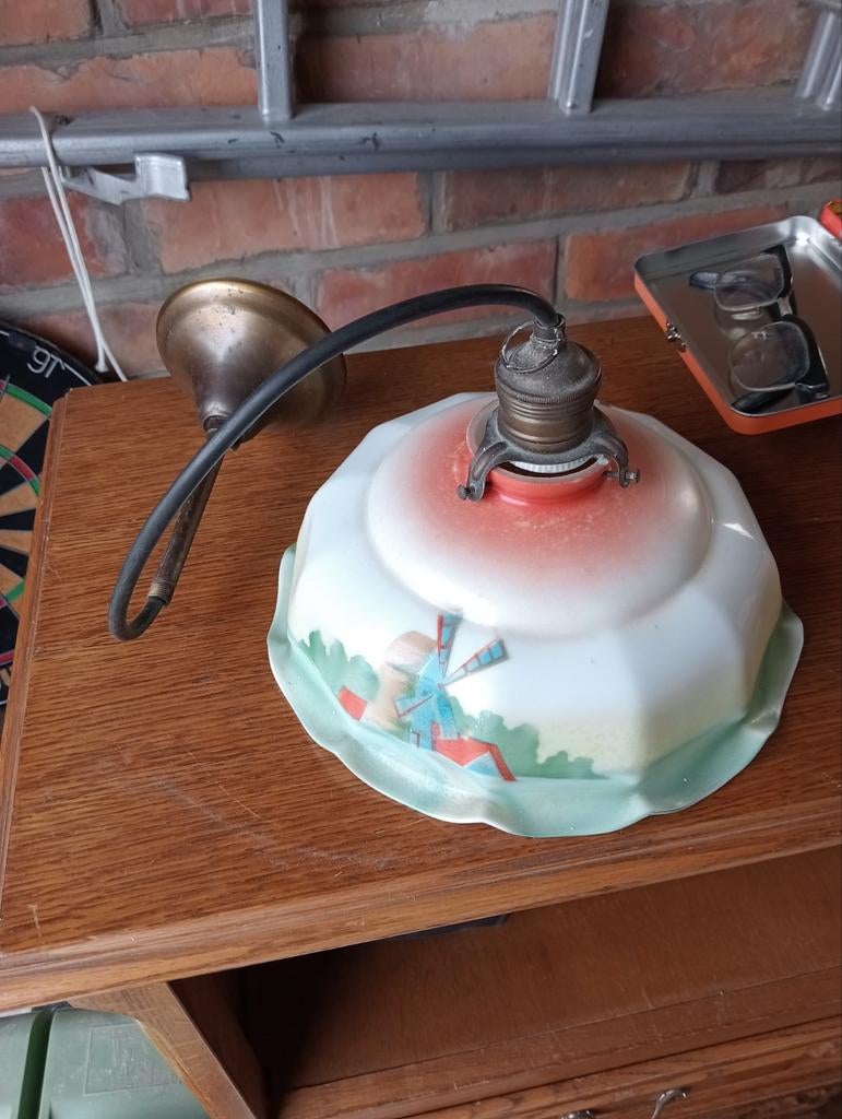 Antieke luster in goede staat, Ophalen of Verzenden