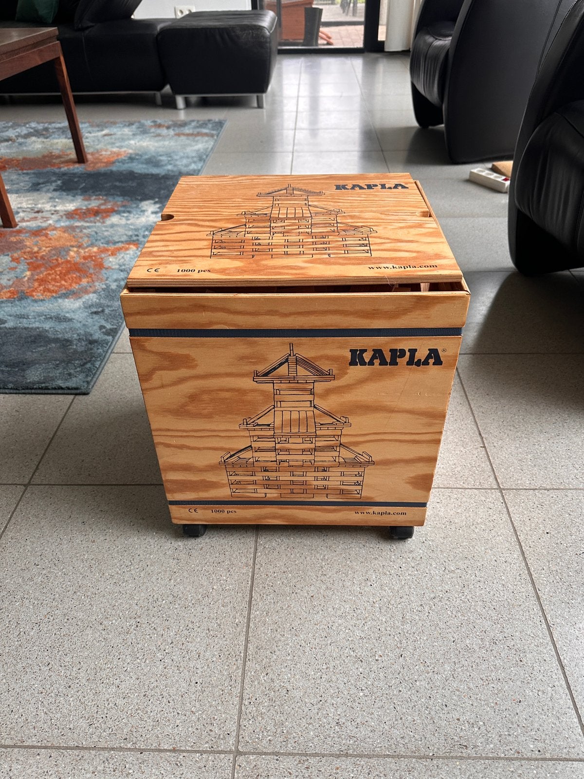 1000 Kapla Blokken - perfecte staat, Ophalen, Zo goed als nieuw