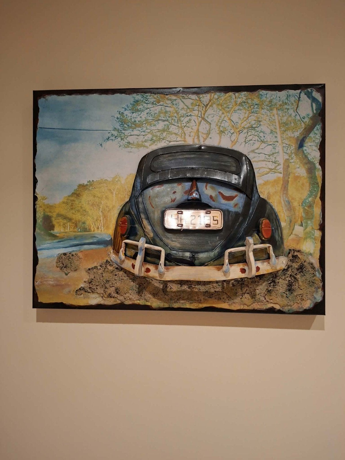 metalen kaders 3D volkswagen, Ophalen