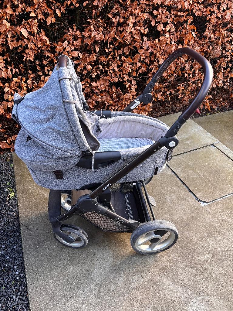 Kinderwagen met reiswieg Mutsy Farmer, Gebruikt, Met reiswieg, Mutsy, Ophalen