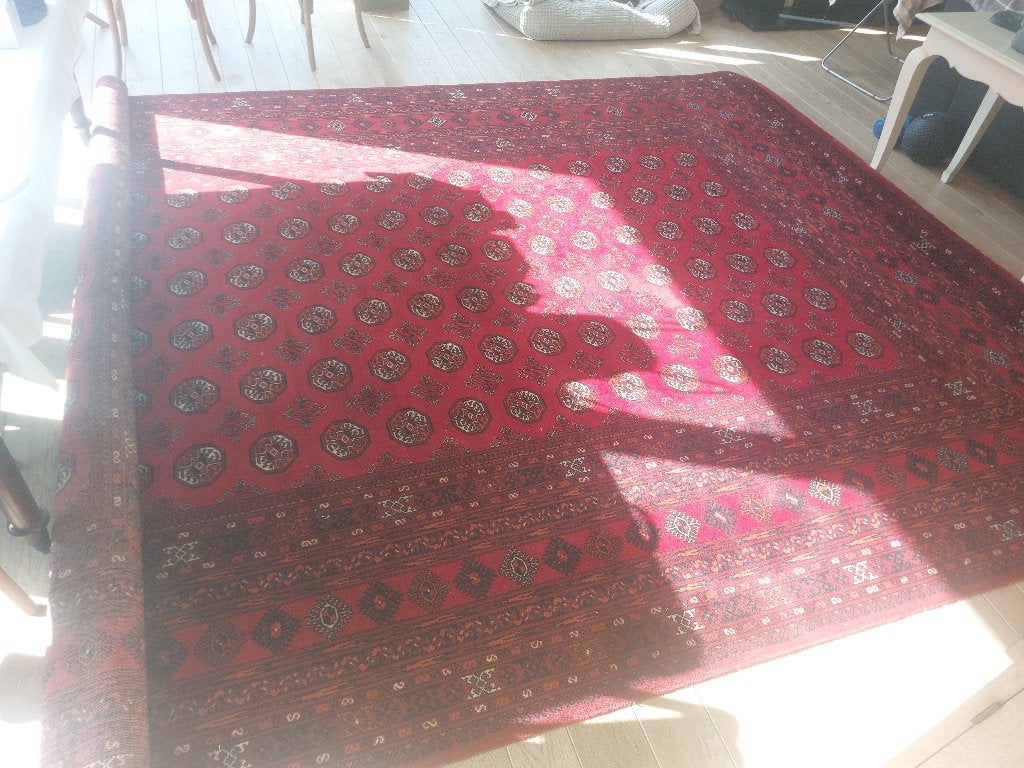 tapijt, Ophalen, Gebruikt, 200 cm of meer, 200 cm of meer