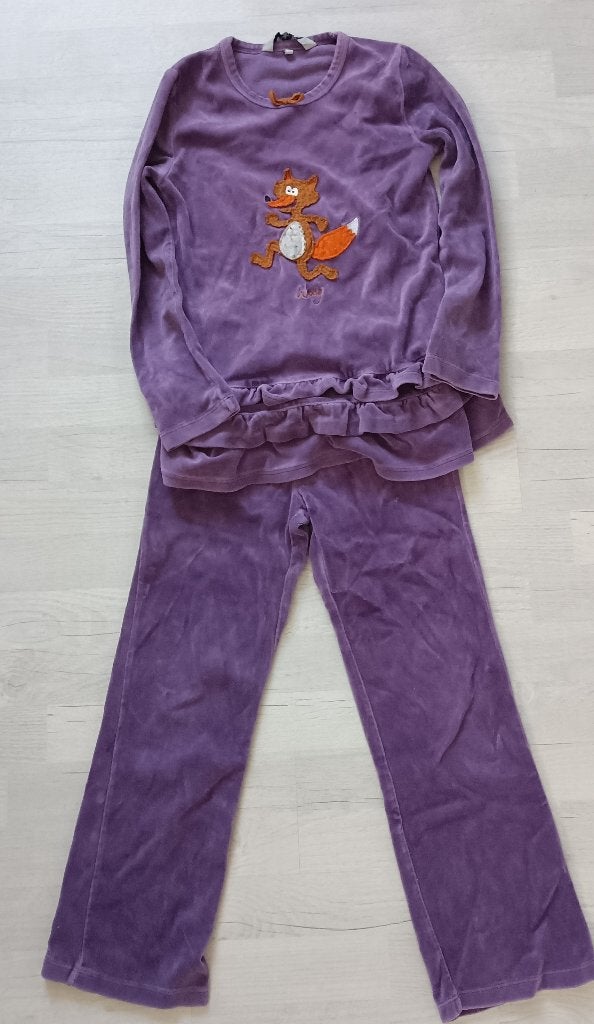 pyjama Woody paars, Kinderen en Baby's, Kinderkleding | Maat 128, Nacht- of Onderkleding, Gebruikt, Meisje, Ophalen of Verzenden