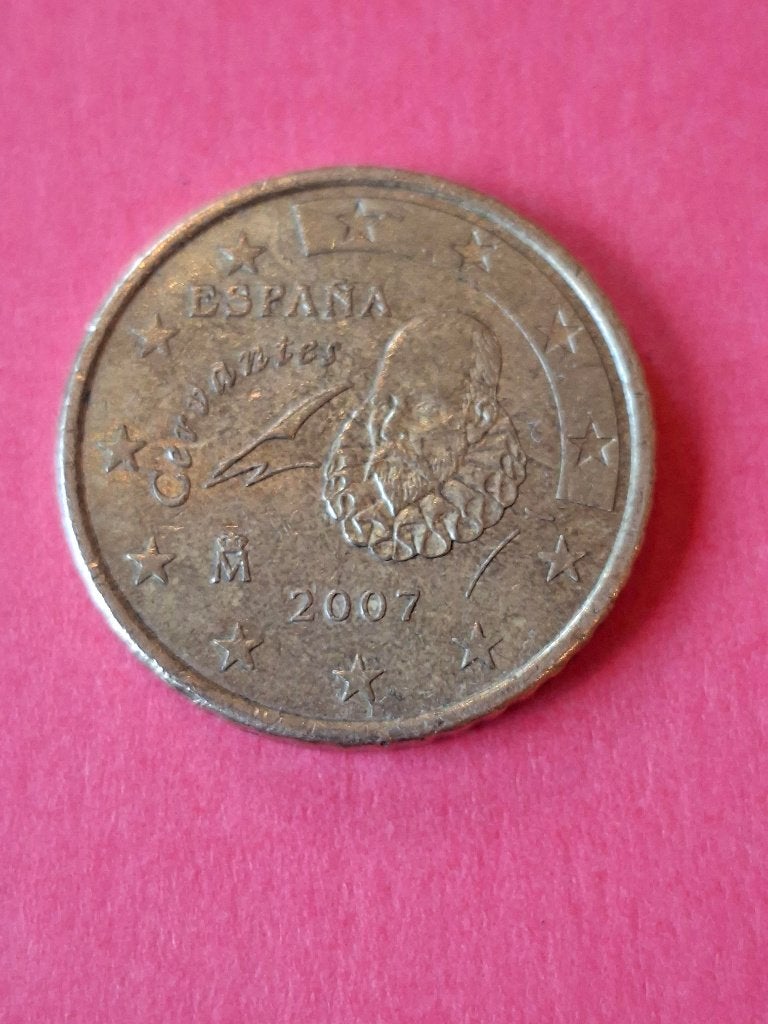 2007 Espagne 50 cents, rare, Envoi, Espagne, 50 centimes, Monnaie en vrac