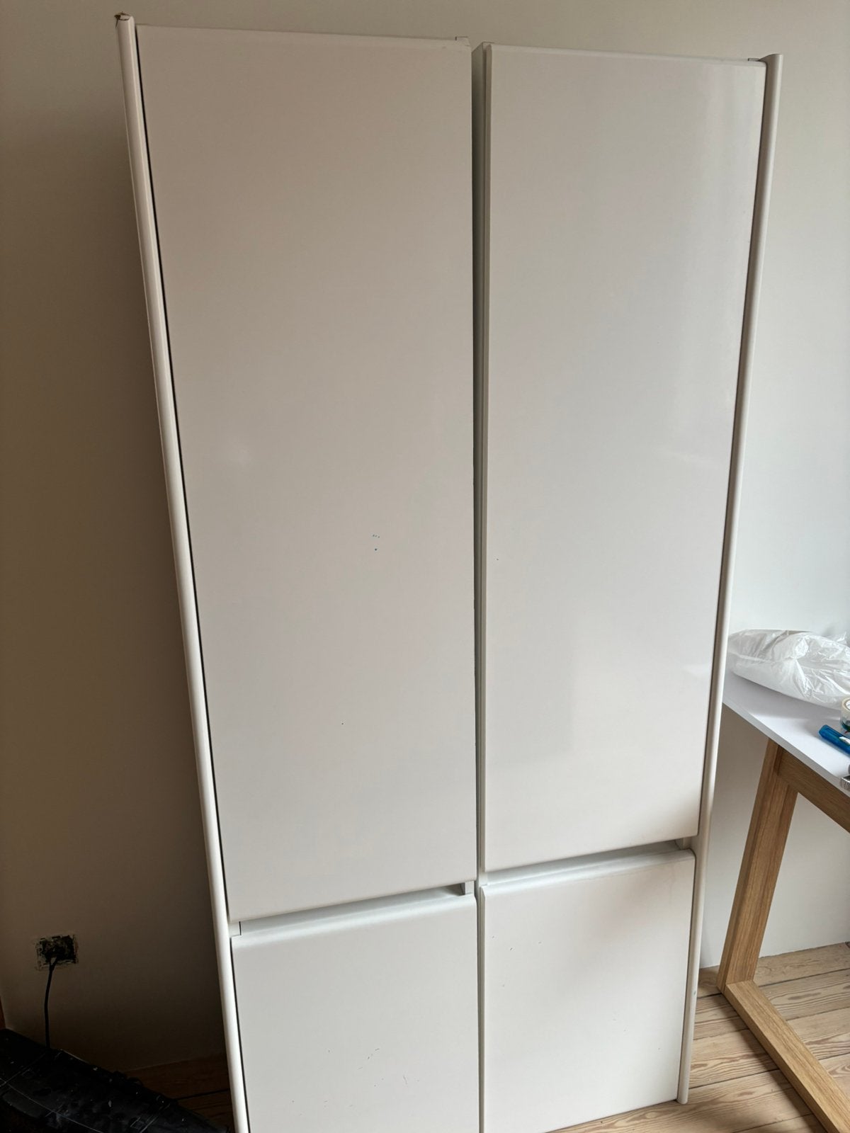 DRINGEND WEG: wit badkamer kastje, Enlèvement, Utilisé