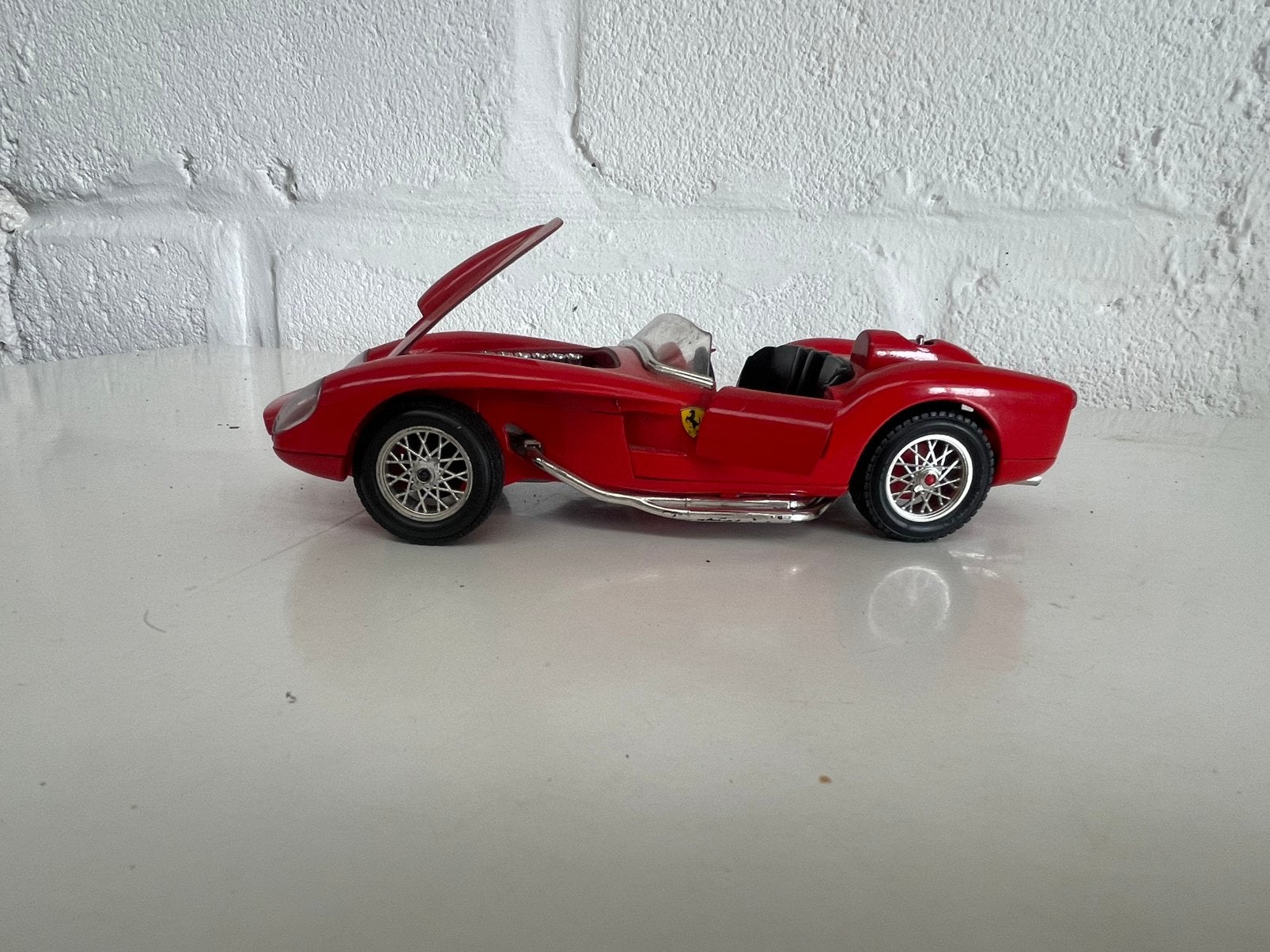 Bburago Ferrari 250 Testa Rossa (1957) - Vintage Schaalmodel, Ophalen of Verzenden, Zo goed als nieuw, Auto