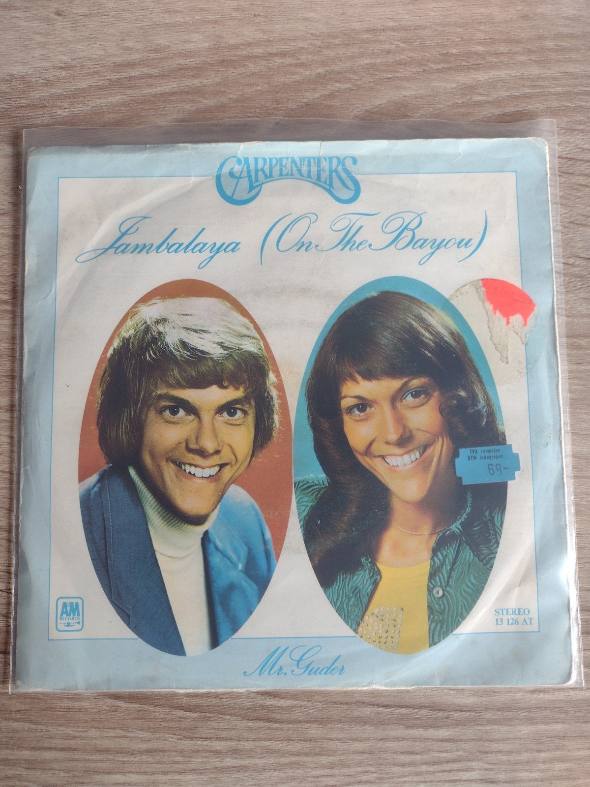 vinyl single CARPENDERS, CD & DVD, Enlèvement