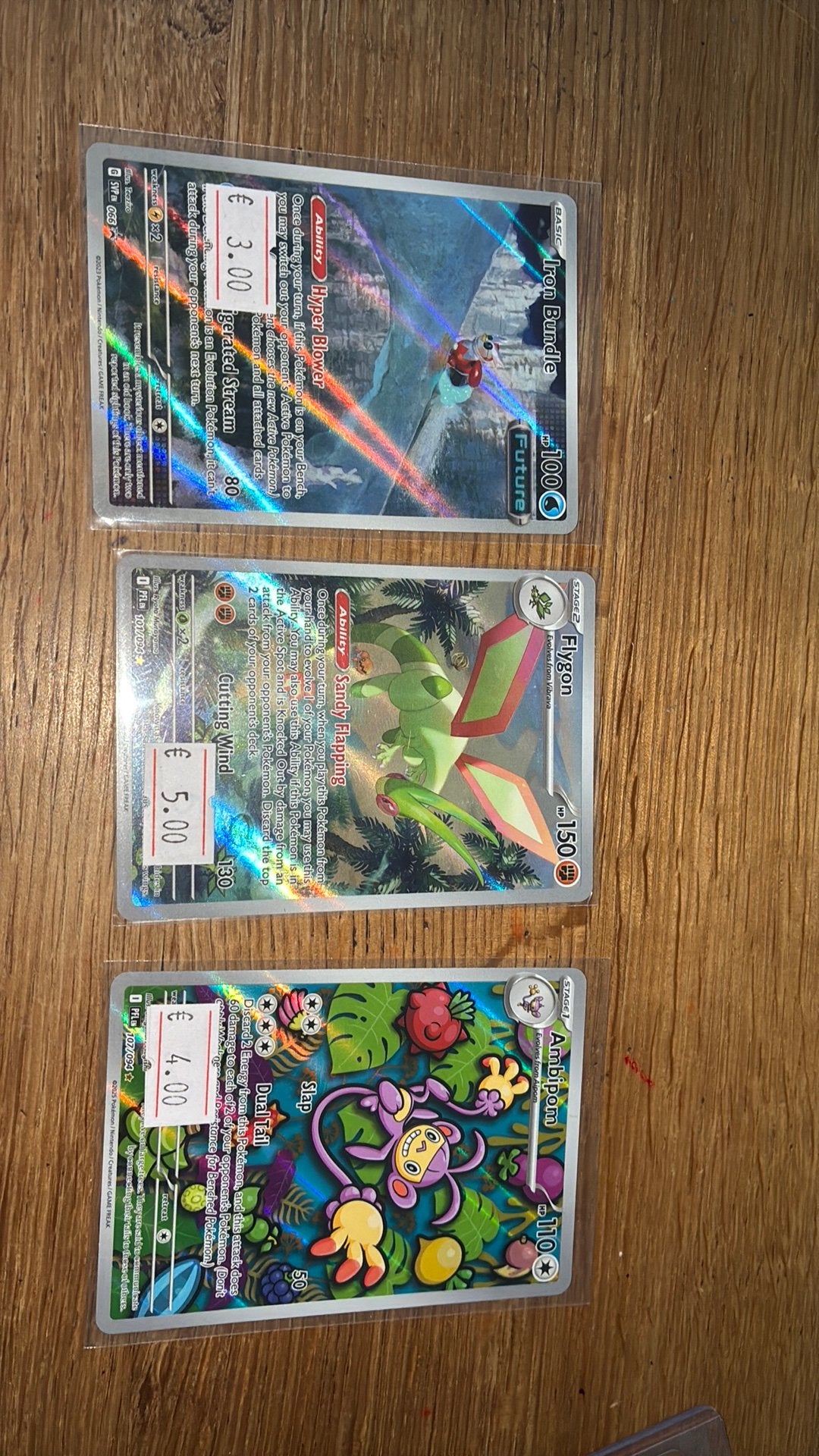 3 pokemon kaarten, Hobby en Vrije tijd, Verzamelkaartspellen | Overige, Ophalen of Verzenden, Zo goed als nieuw