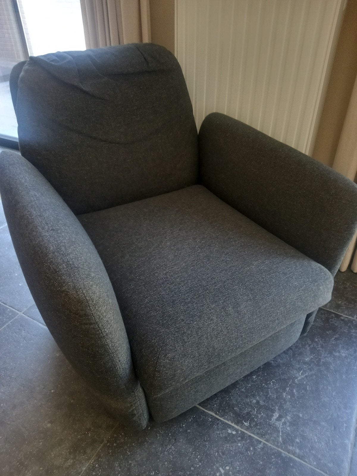 Relax zetel, Ophalen, 100 tot 125 cm, Stof, Landelijk
