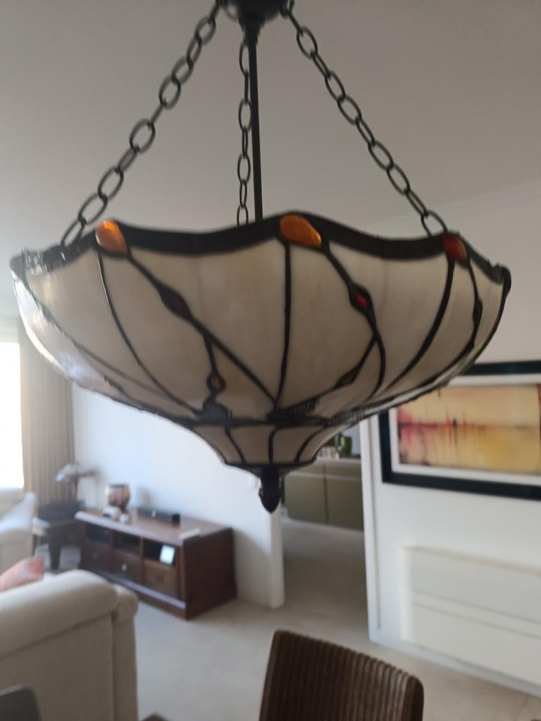 Tiffany hanglamp, Huis en Inrichting, Lampen | Kroonluchters, Ophalen
