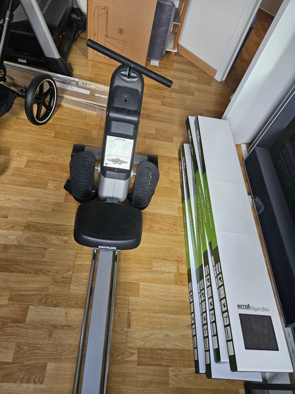 Kettler ergocoach ls roeimachine, Sport en Fitness, Ophalen, Zo goed als nieuw, Aluminium, Roeitrainer