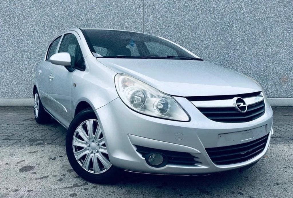 Opel Corsa 1.2-16V 5-DEURS!-AIRCO!-CRUISE!-GEKEURD VR.VRKP!, Auto's, Voorwielaandrijving, Stof, Zwart, 4 cilinders