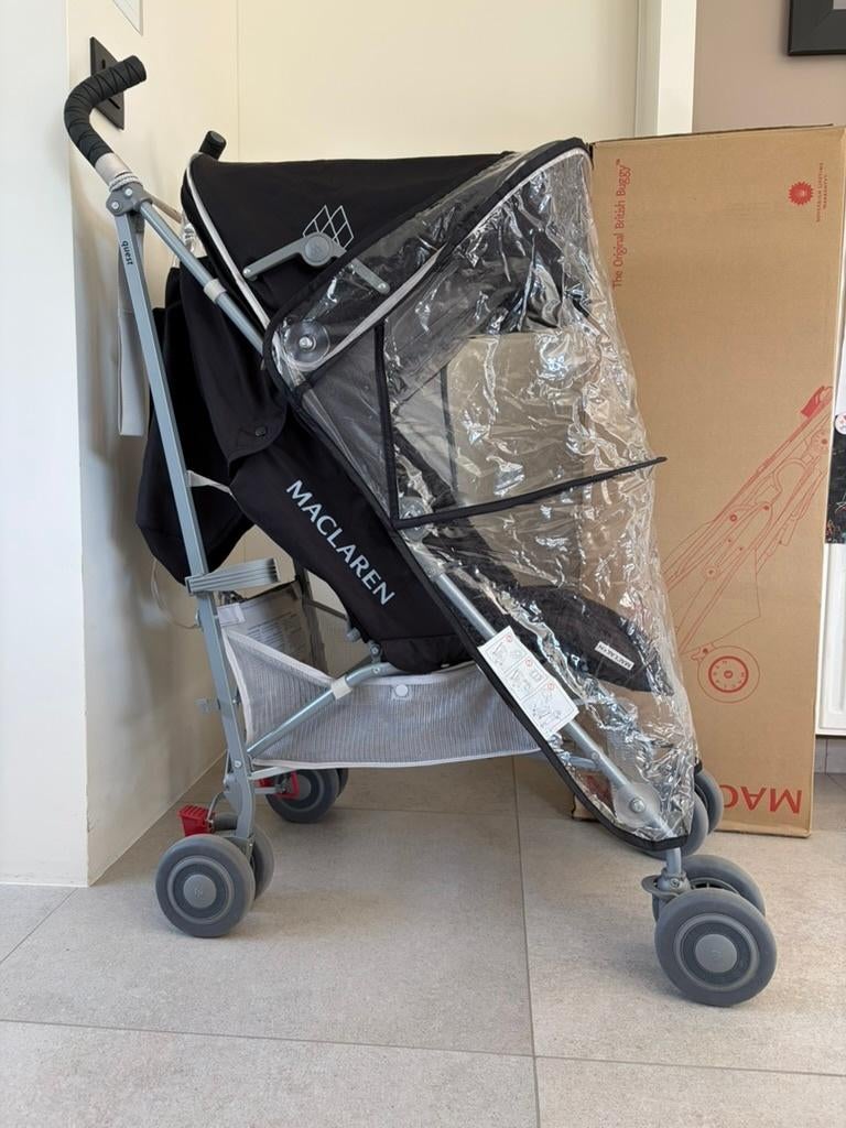 Maclaren Quest buggy –lichtgewicht, met regenhoes, Ophalen, Zo goed als nieuw, Maclaren, Verstelbare rugleuning