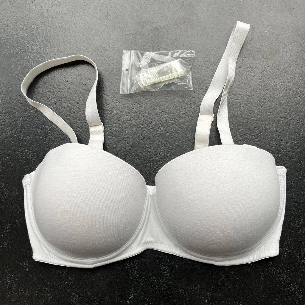 Voorgevormde witte balconette beha - EUR 75D / FR 90D, Bonprix Collection, Enlèvement, Blanc, Soutien-gorge
