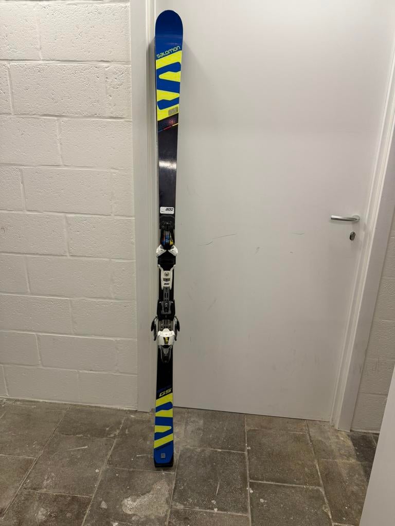 Salomon X-Race GS 180cm (R24) + Fixations X16 Lab, Carve, 180 cm of meer, Gebruikt, Salomon