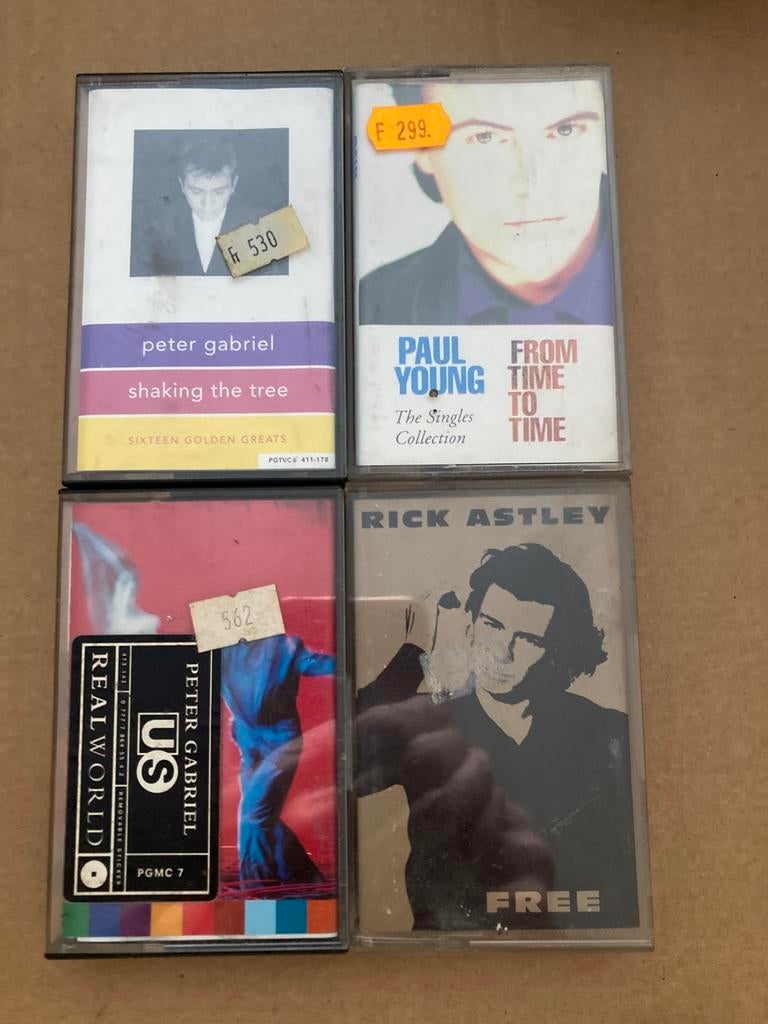 Nieuwe cassette bandjes Paul Young,Peter Gabriel, Cd's en Dvd's, Ophalen of Verzenden, Zo goed als nieuw