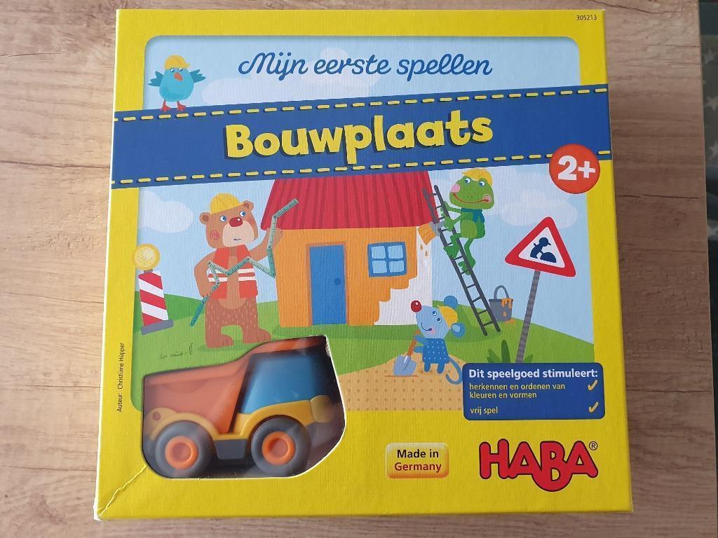 Haba mijn eerste spellen - bouwplaats, Kinderen en Baby's, Ophalen, Zo goed als nieuw, Bouwen