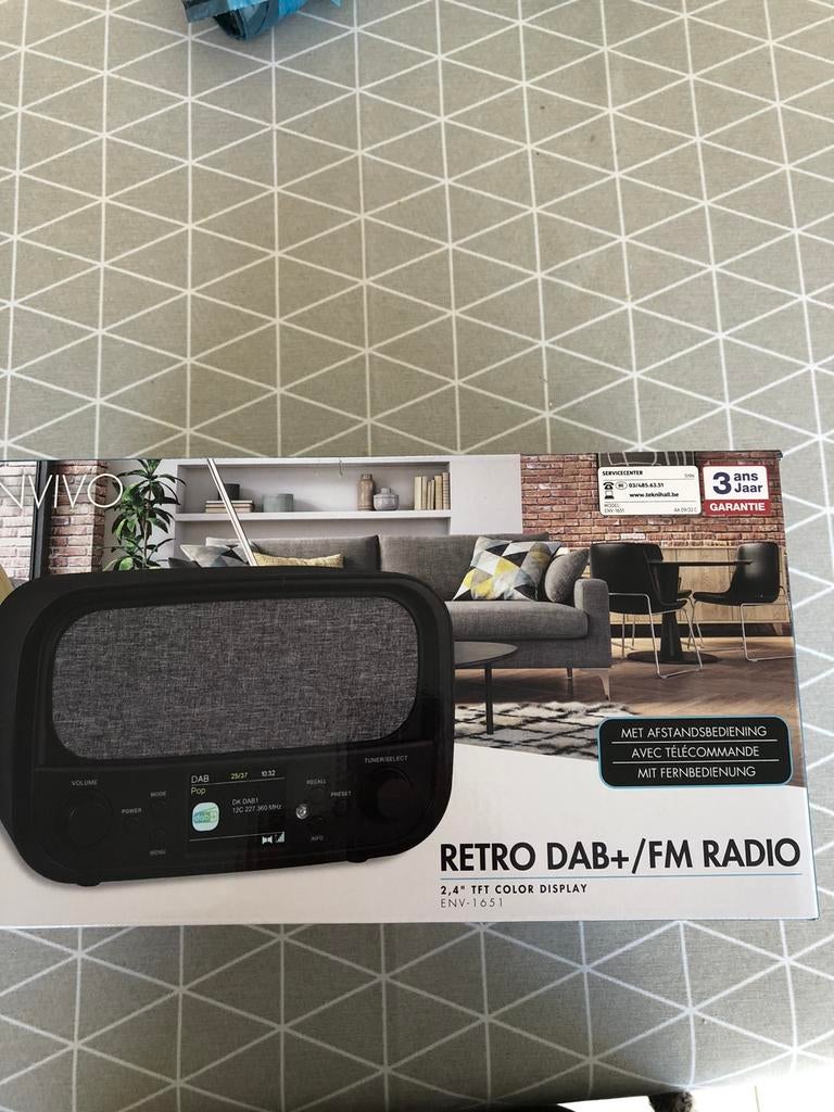Envivo retro radio, Audio, Tv en Foto, Ophalen of Verzenden, Nieuw, Radio