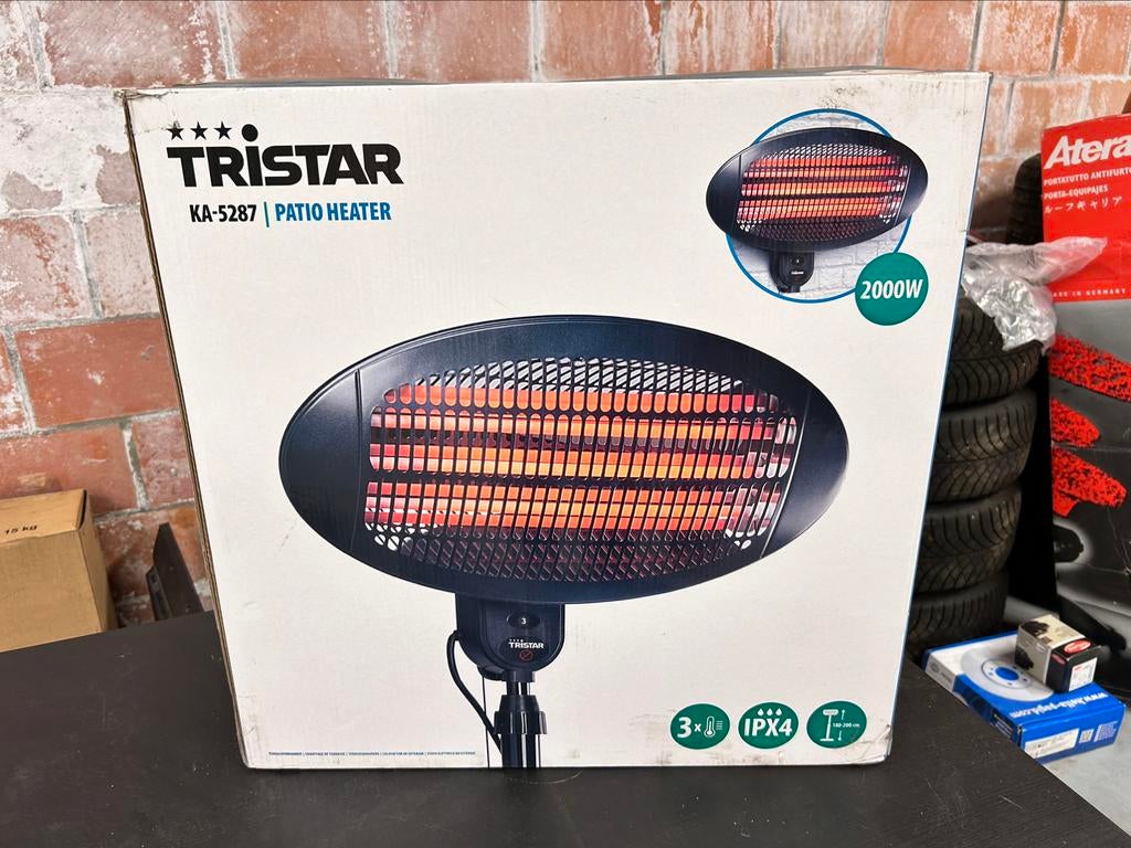Tristar chauffage terrasse 2000w, Comme neuf