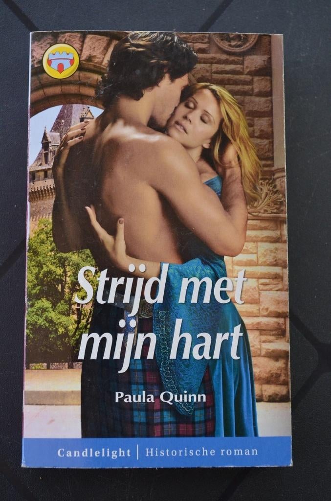 Candlelight Strijd met mijn hart - Paula Quinn, Enlèvement ou Envoi, Paula Quinn, Utilisé, Pays-Bas