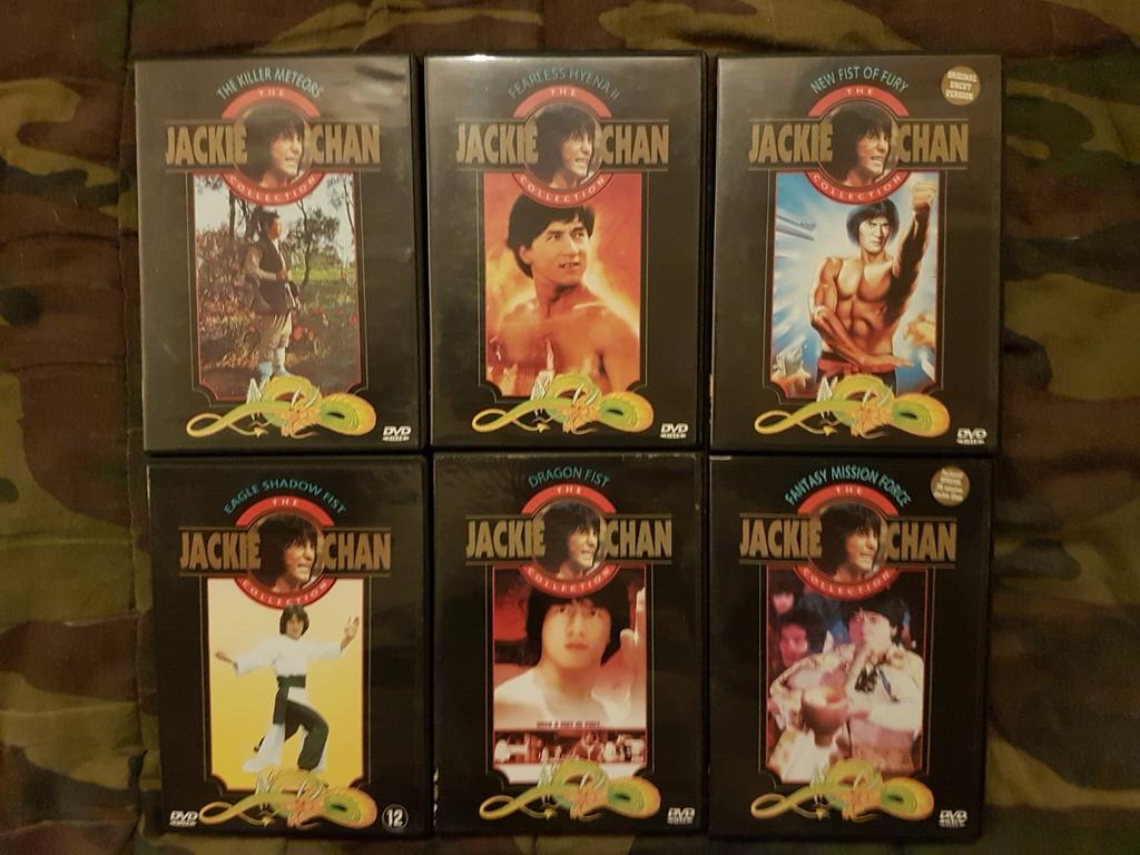 Jackie Chan Hong Kong era 5 Dvd package, Ophalen of Verzenden, Zo goed als nieuw