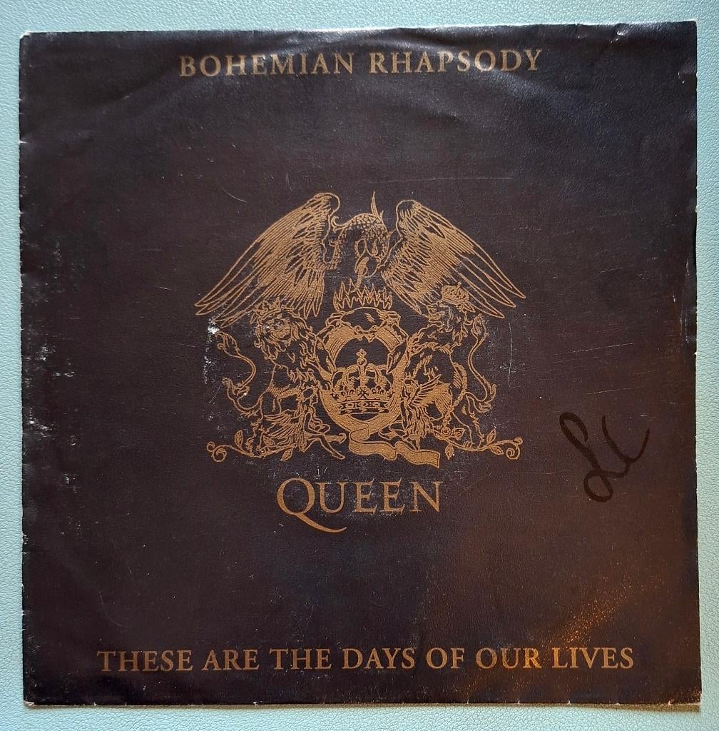 Queen – Bohemian Rhapsody/These Are The Days Of Our Lives, Cd's en Dvd's, Ophalen of Verzenden, 7 inch, Rock en Metal, Single