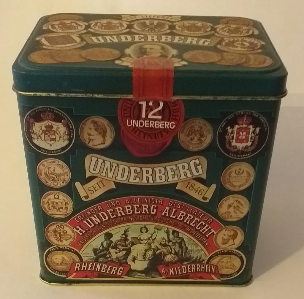 blikken doos Underberg, Verzamelen, Ophalen of Verzenden