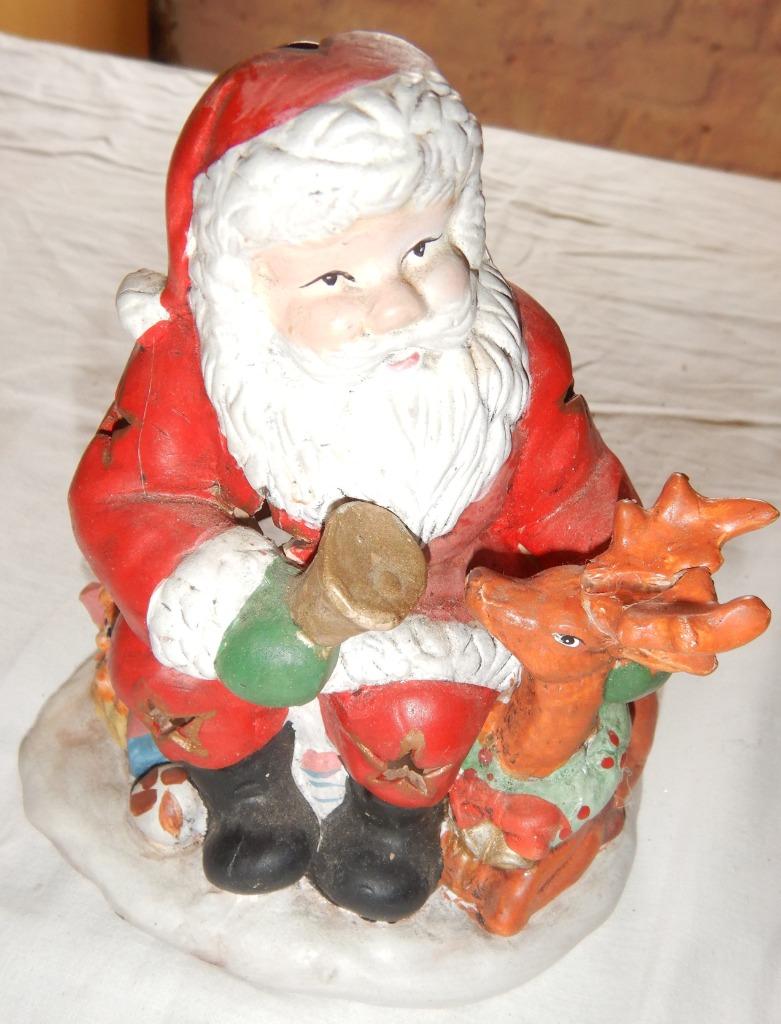 De kerstman en zijn hert., Diversen, Kerst, Ophalen of Verzenden, Zo goed als nieuw