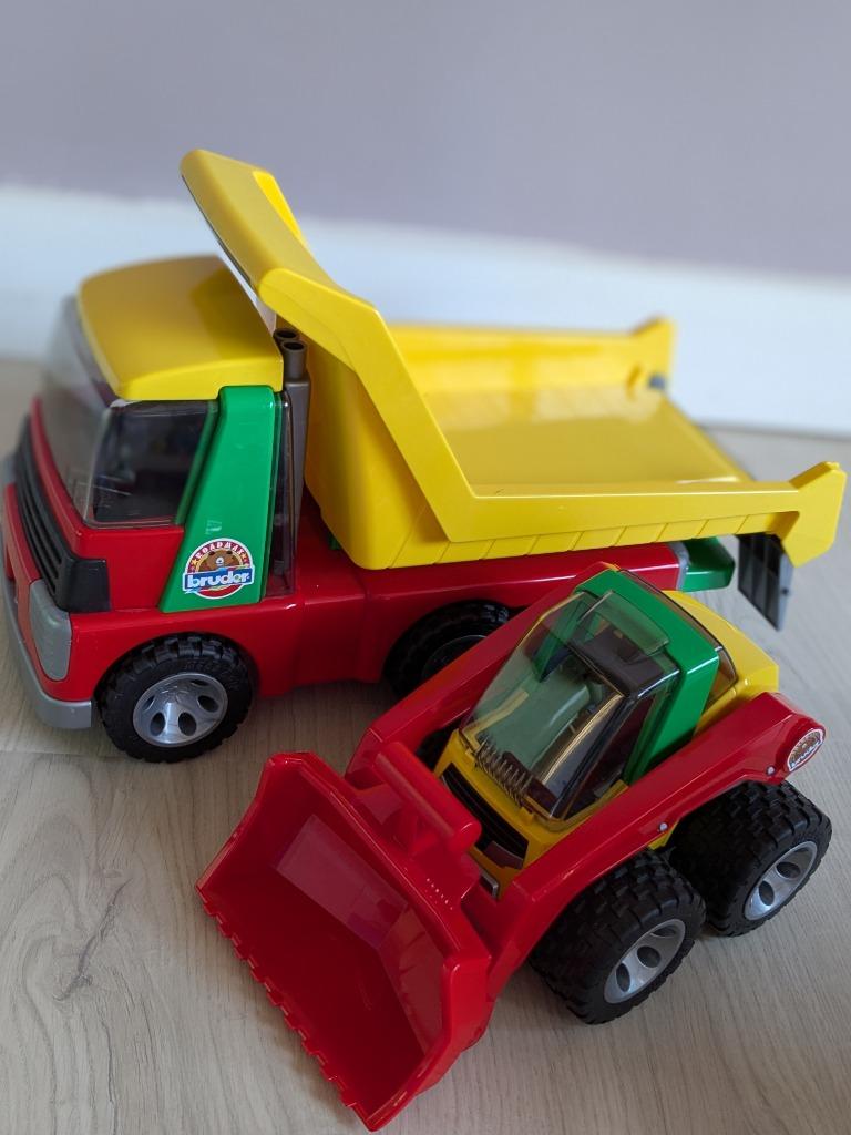 Bruder vrachtwagen met kraan, Kinderen en Baby's, Ophalen, Zo goed als nieuw