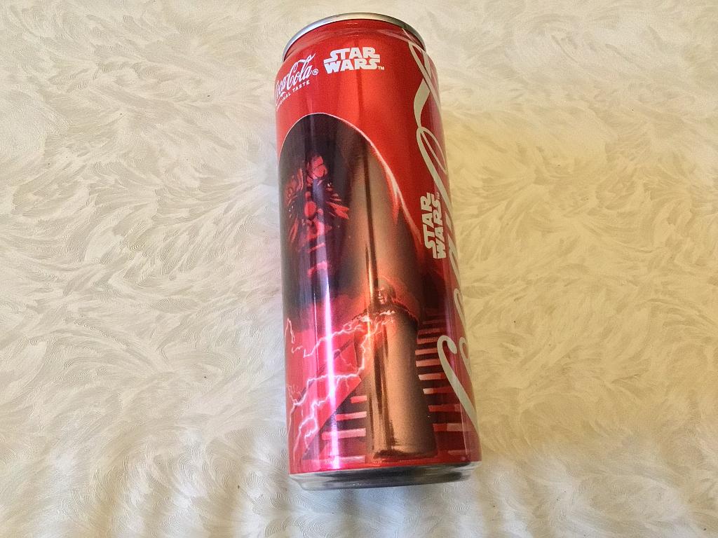 Canette de coca Star Wars vide, Dark Father, Enlèvement ou Envoi
