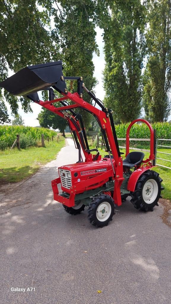 Minitractor yanmar 18pk 4x4 voorlader GEREVISEERD! NIEUW!, Enlèvement