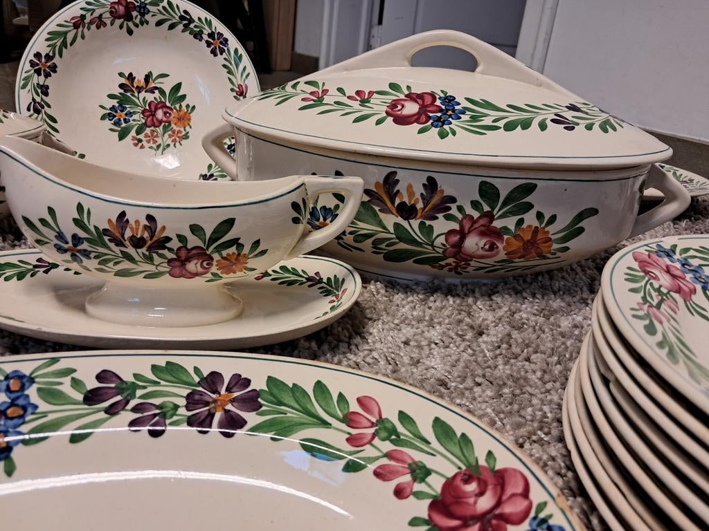 Vaisselle Sarreguemines Rusticana, Enlèvement
