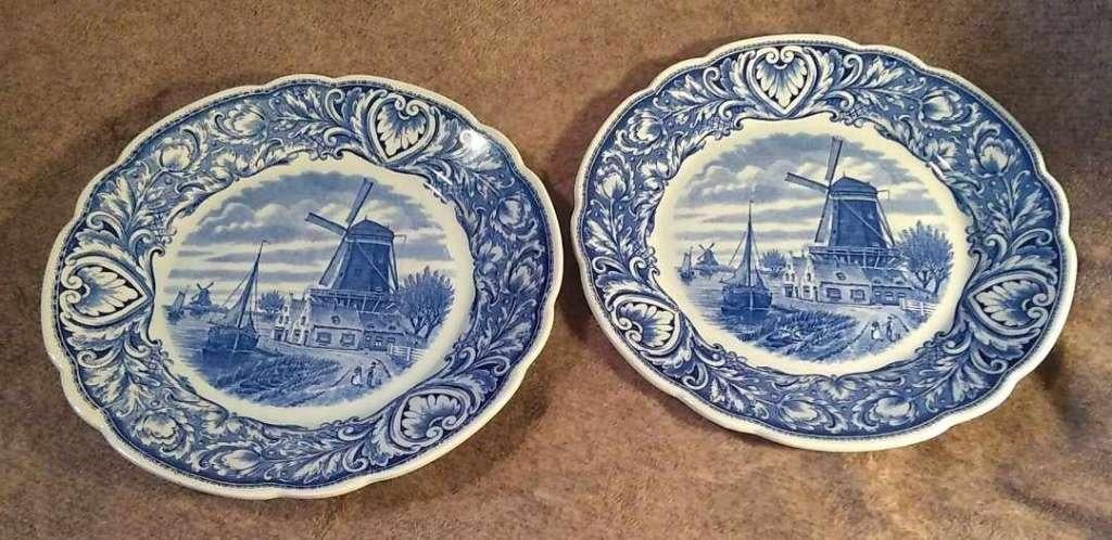 Royal Sphinx Delfts bord met molen, Ophalen of Verzenden