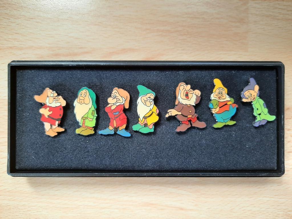 Pins rare des 7 nains "Euro Disney" 1992, Enlèvement, Neuf, Figurine, Insigne ou Pin's