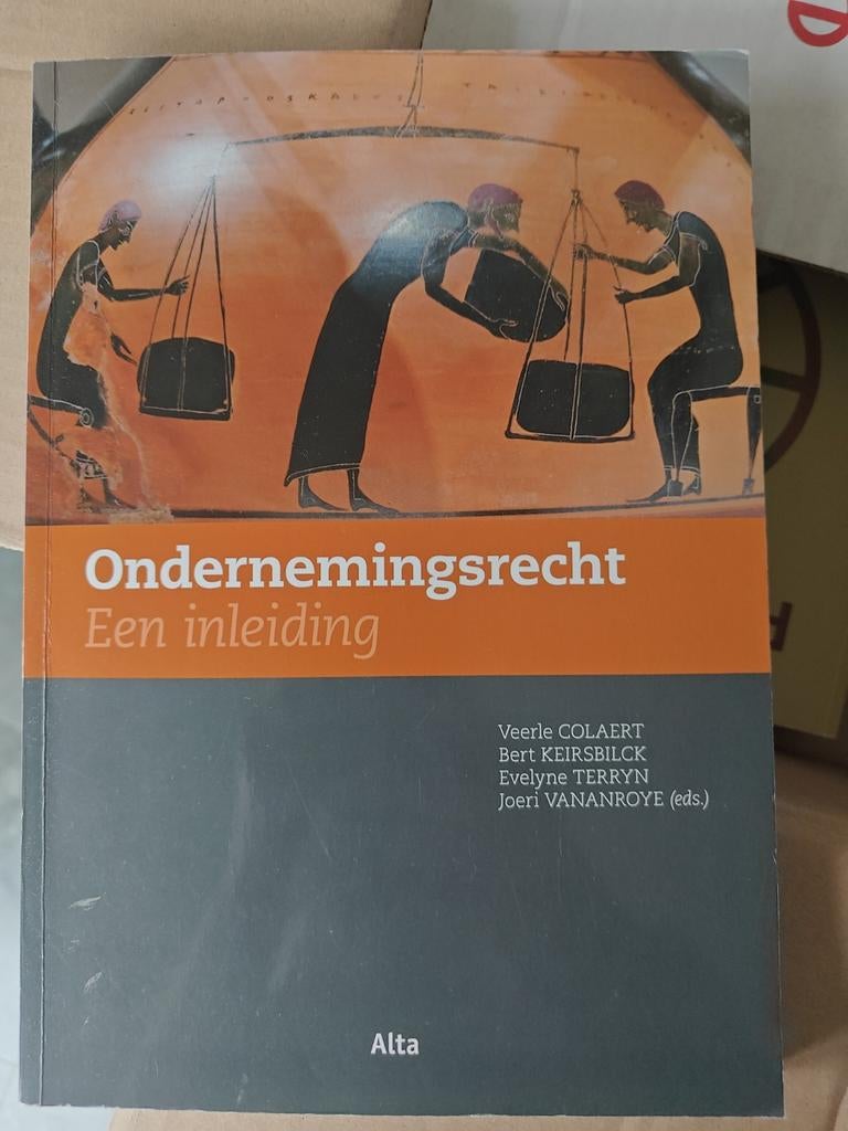 Ondernemingsrecht, Boeken, Studieboeken en Cursussen, Ophalen of Verzenden, Zo goed als nieuw