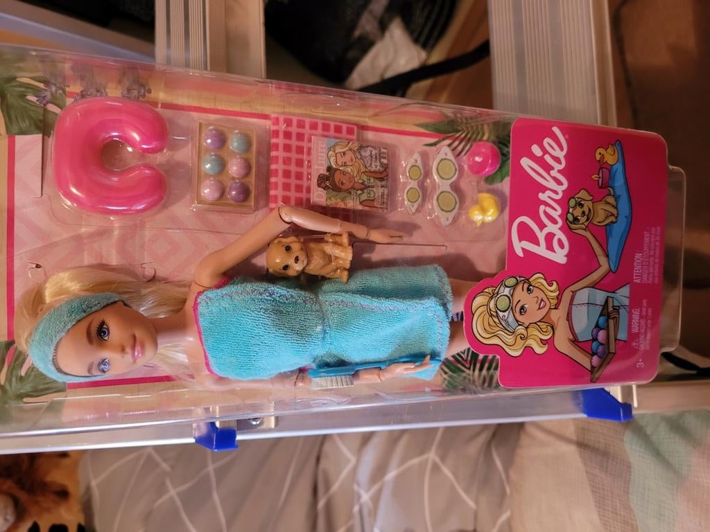 Barbie se relaxe neuf, Ophalen, Zo goed als nieuw