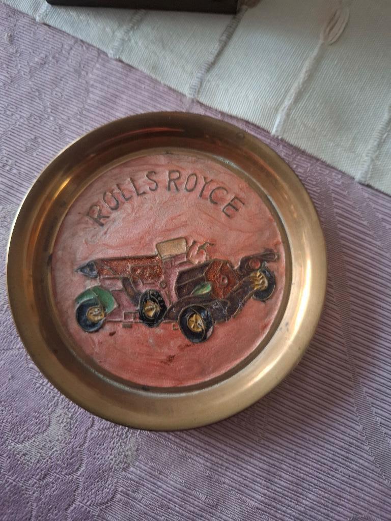 vintage onderleggers Rolls Royce, Ophalen, Zo goed als nieuw, Glas of Kopje