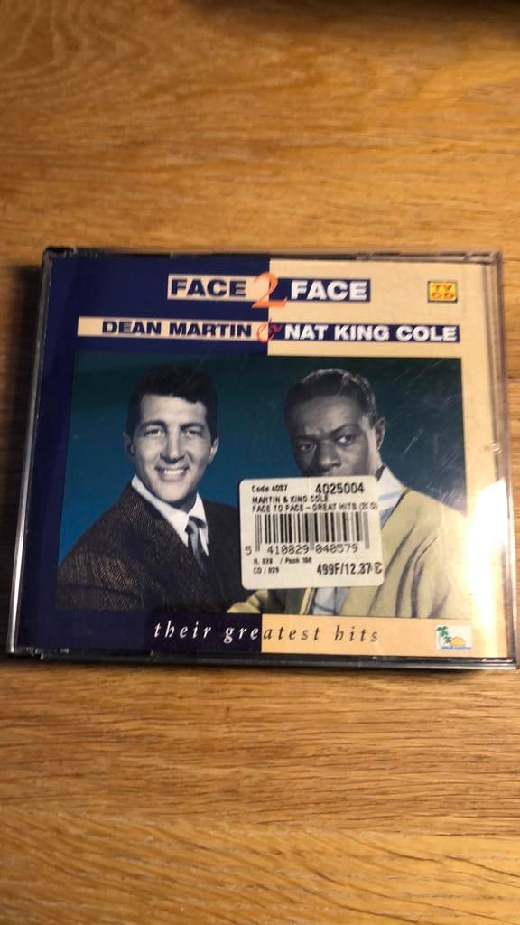 Face 2 Face Dean Martin & Nat King Cole, CD & DVD, Cassettes audio, Enlèvement, Utilisé, Jazz et Blues, Originale